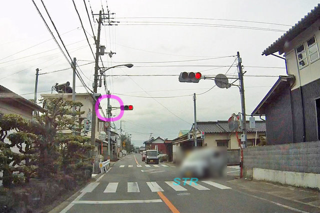 丸亀市郡家町 県道4号線のNシステム