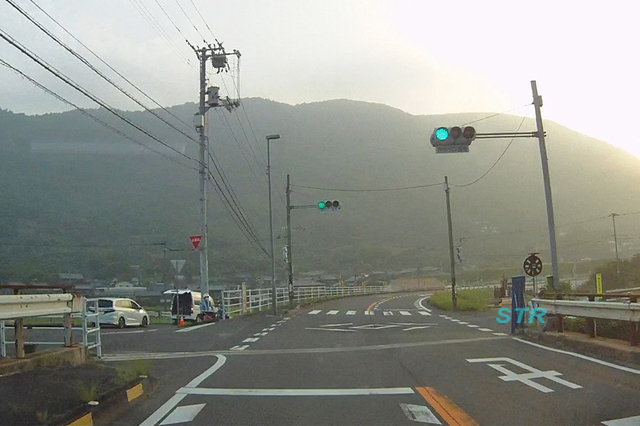 坂出市青海町 県道161号さぬき浜街道上り車線 ミニストップ坂出高屋町店付近でのネズミ捕り