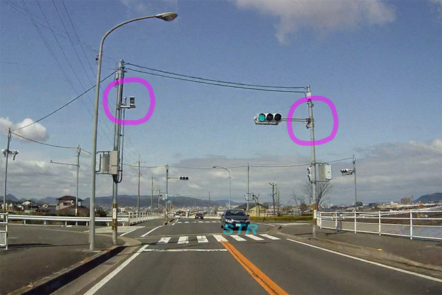 高松市高松町 県道272号線のNシステム