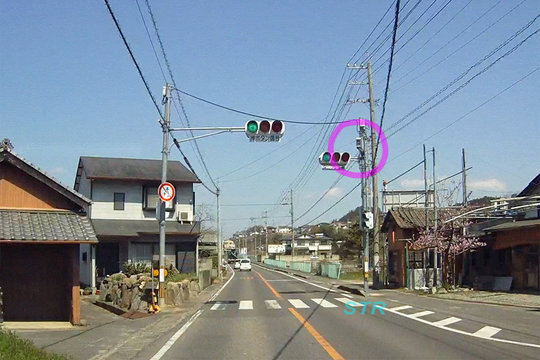さぬき市造田宮西 県道3号線のNシステム
