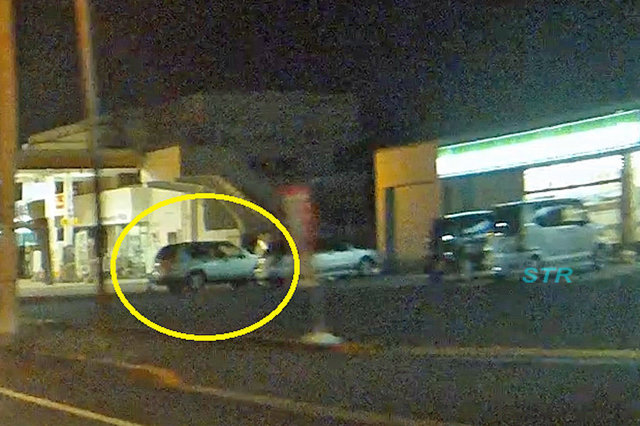 坂出市江尻町 県道186号線さぬき浜街道 林田石油付近で可搬式オービスによる取り締まり その2 ~フラッシュ発光編~