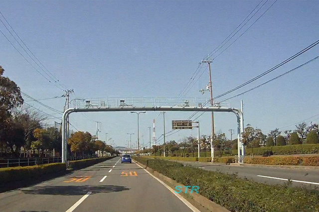 多度津町堀江5丁目 県道21号線のNシステム