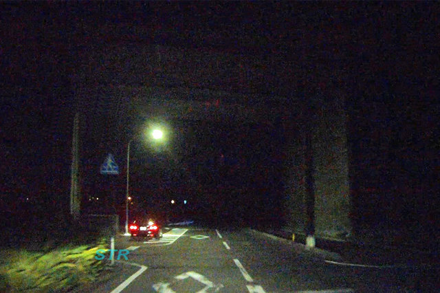 丸亀市飯山町東坂元 高松自動車道高架下での一時不停止違反取り締まり