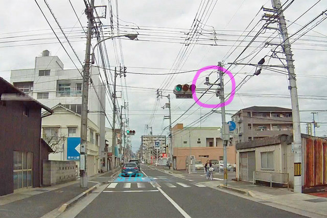 高松市上之町2丁目 県道280号線のNシステム