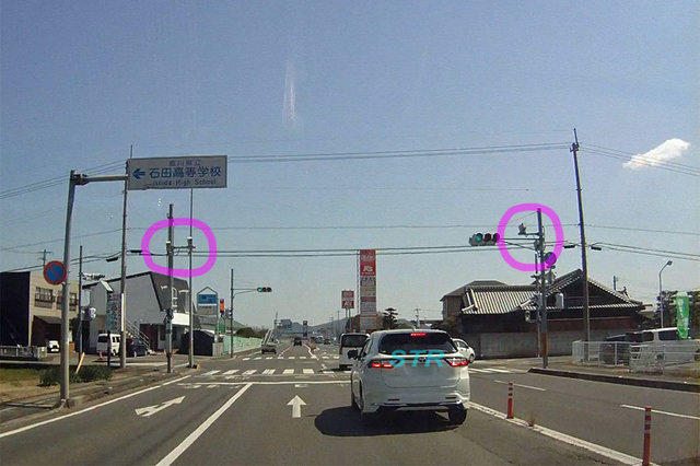 さぬき市寒川町石田東 県道10号線のNシステム