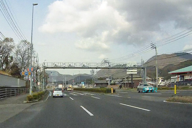 高松市御厩町 国道11号線のNシステム