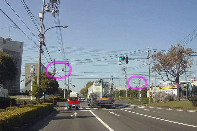 丸亀市土器町北2丁目・東9丁目 県道193号線のNシステム