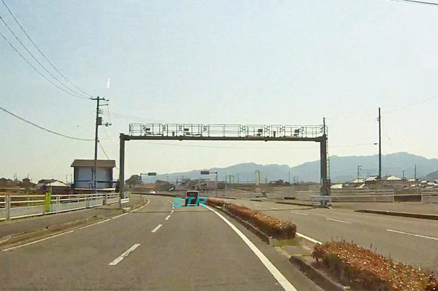 高松市十川東町 県道10号線のNシステム
