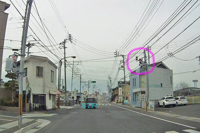 丸亀市田村町 県道33号線のNシステム