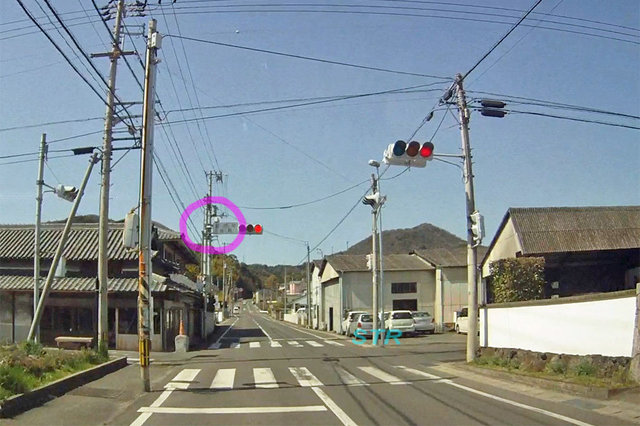 三豊市詫間町詫間 県道21号線のNシステム