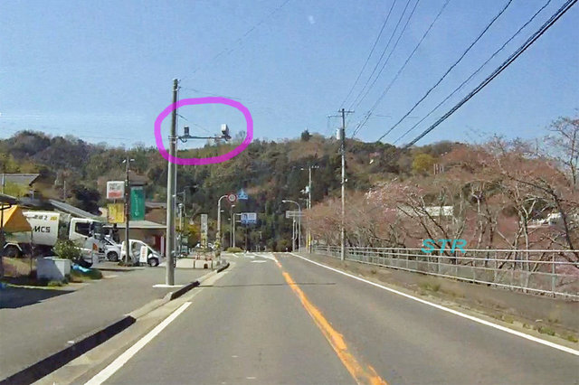 さぬき市前山 県道3号線のNシステム