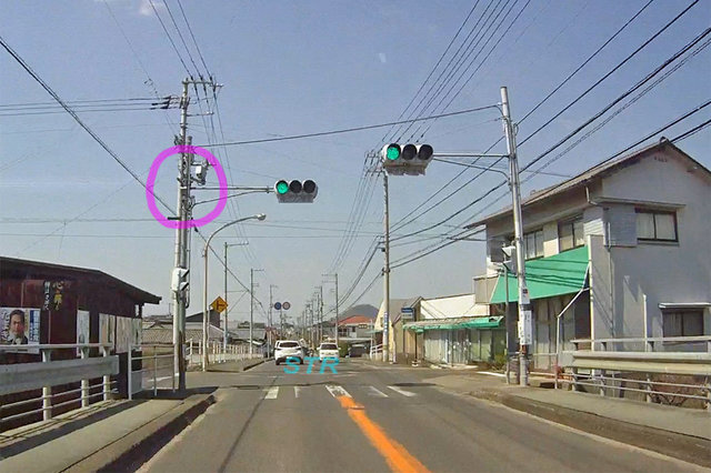 さぬき市寒川町石田西 長尾街道のNシステム