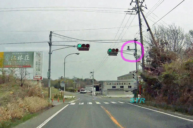 綾川町山田下 県道278号線のNシステム