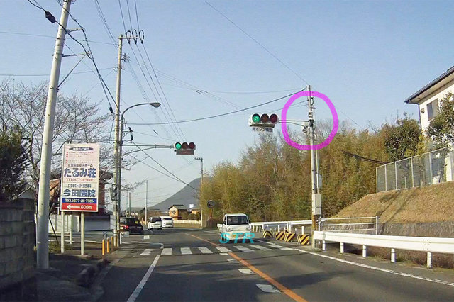 丸亀市川西町南 県道46号線のNシステム