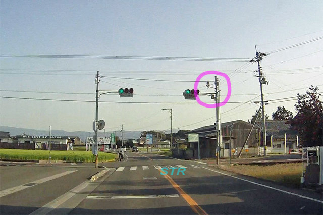 まんのう町西高篠 県道200号線のNシステム