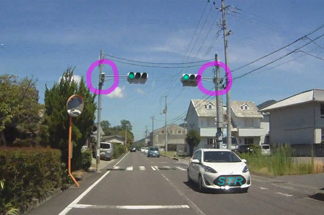 まんのう町吉野 県道197号線のNシステム
