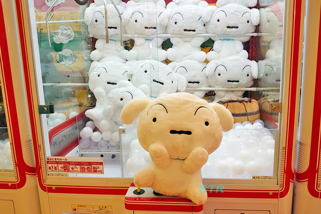 クレヨンしんちゃん シロのぬいぐるみ ゲット