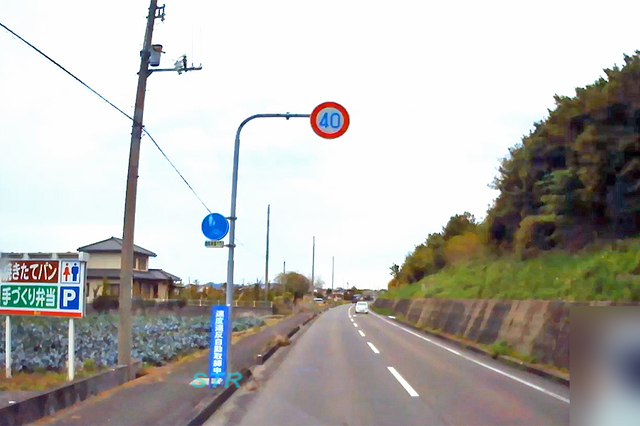 善通寺市下吉田町 県道217号下り車線 デイリーヤマザキ善通寺下吉田町店付近での可搬式オービスによる速度違反取り締まり