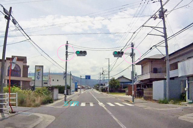 観音寺市柞田町 県道8号線のNシステム