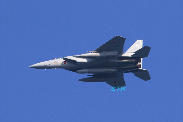 香川県総合防災訓練でF-15飛来