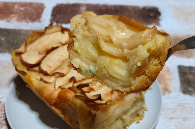 りんごミルフィーユケーキを作る