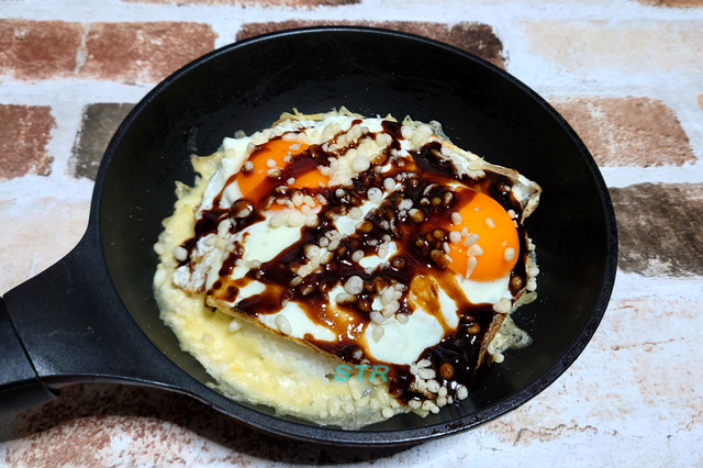 たぬきチーズ飯を作る