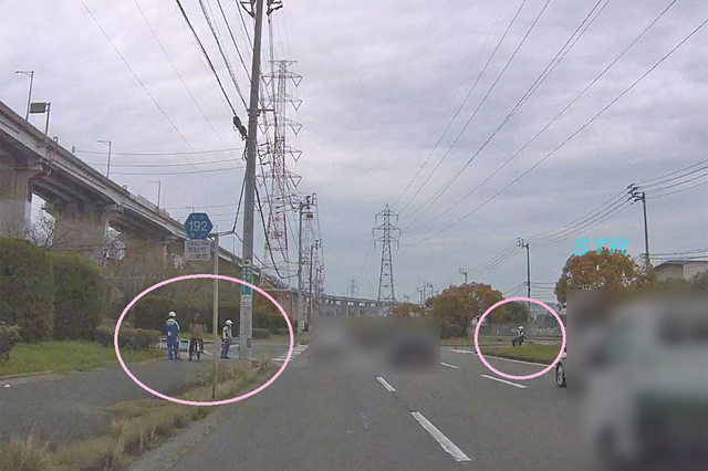 坂出市川崎町 県道192号上り車線 番の州公園西側でのネズミ捕り
