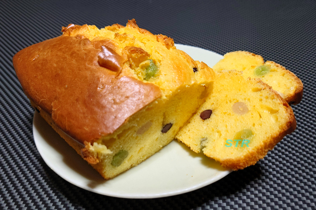 甘納豆パウンドケーキを作る
