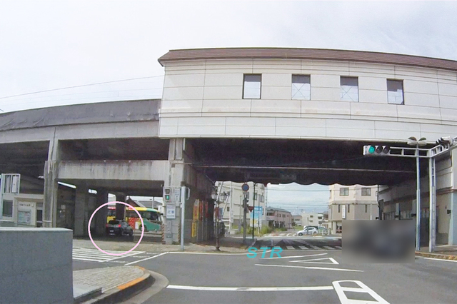 丸亀市新町 丸亀中央交番前交差点での一時不停止違反等取り締まり
