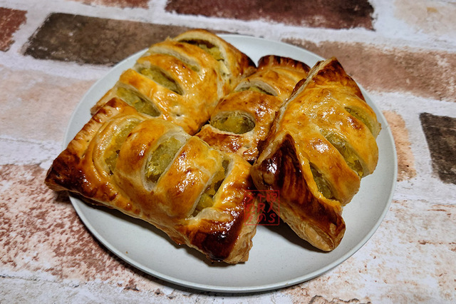 スイートポテト餅パイを作る
