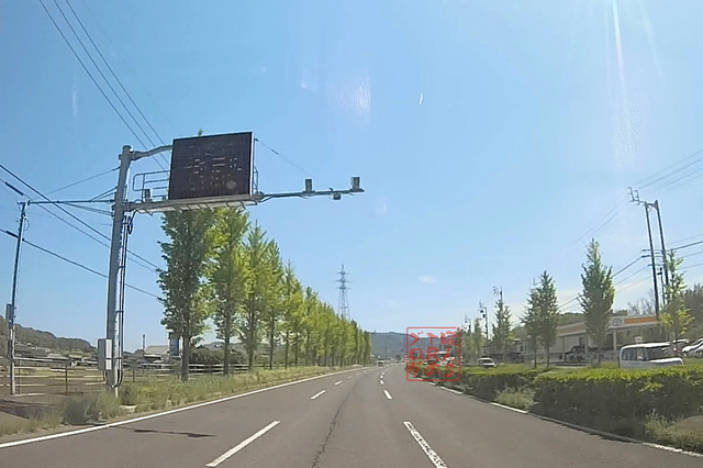高松市国分寺町新居 国道11号線のNシステム