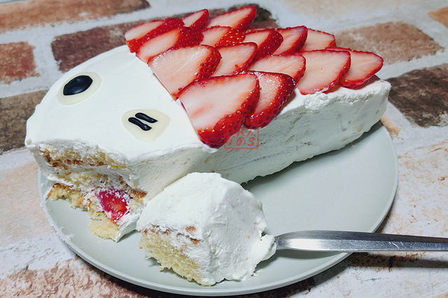 こいのぼりケーキを作る