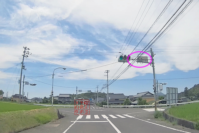 まんのう町七箇 県道4号線のNシステム